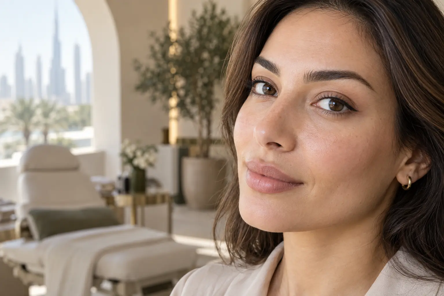 Semi-permanent eyeliner consultation and precise application