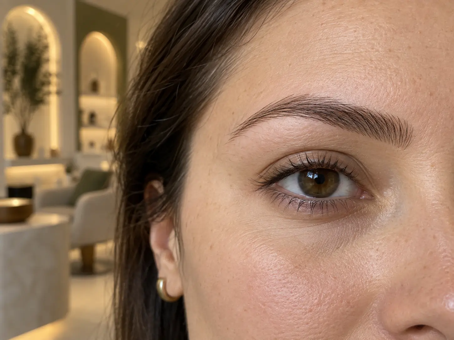 Healed Microblading result