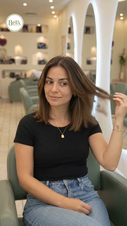 Hair extension work at BellaPharma